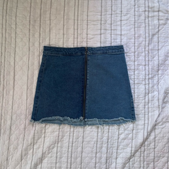 Wild Fable two toned denim skirt - Picture 1 of 3